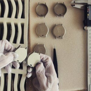 Doppel base being manufactured.